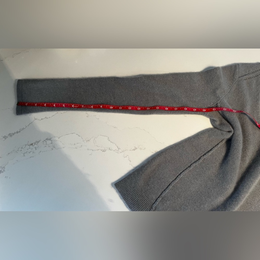 INHABIT Blue cashmere v neck sweater fits Small - Medium - Picture 7 of 7